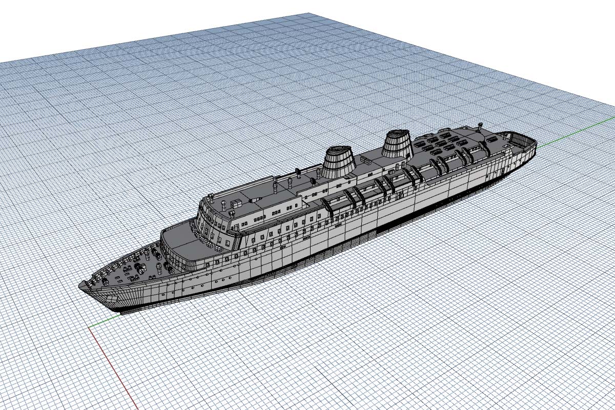 Vai alla pagina del disegno della nave Sassnitz