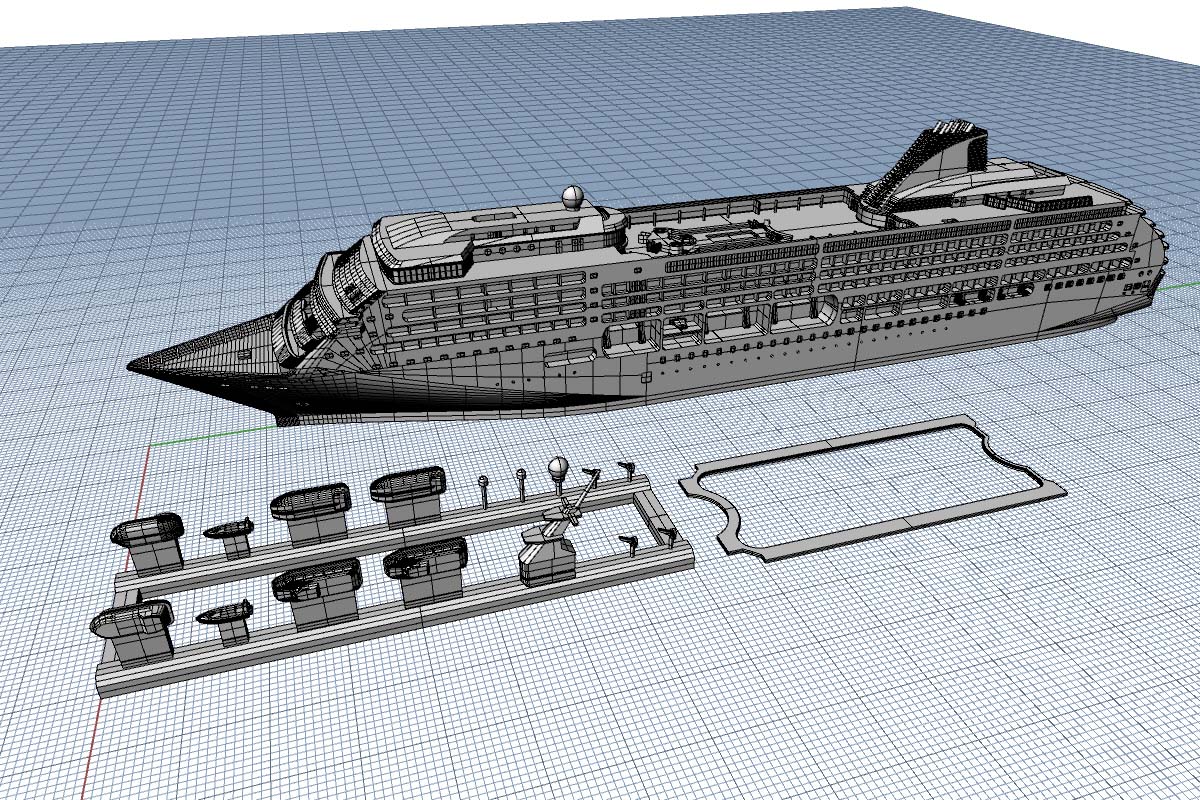 Vai alla pagina del disegno della nave Seven Seas Mariner