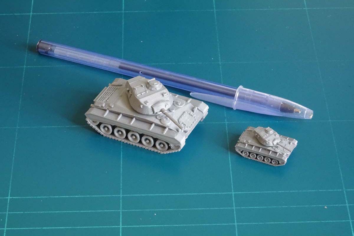Go to the color 3D printed models